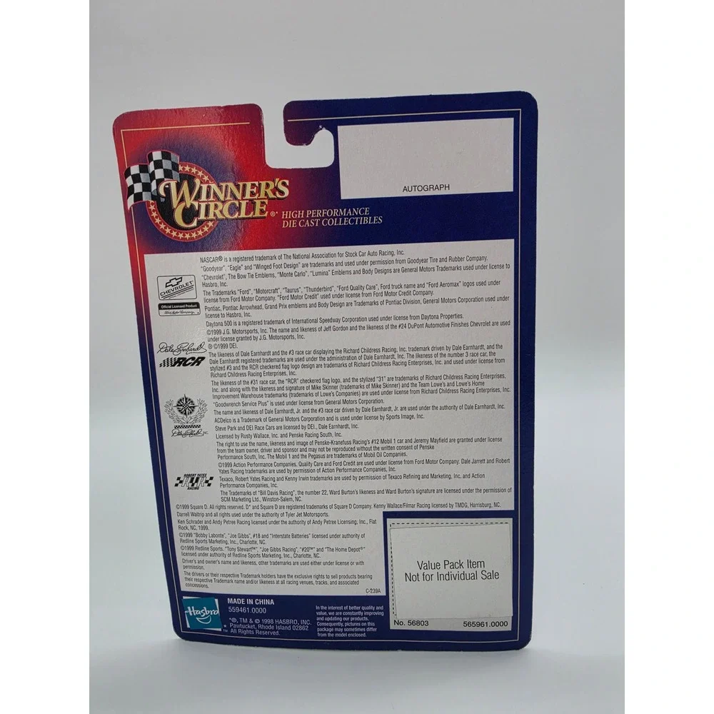 Winners Circle Dale Earnhardt Jr 1999 Chevrolet Monte Carlo 1/64 Diecast Car